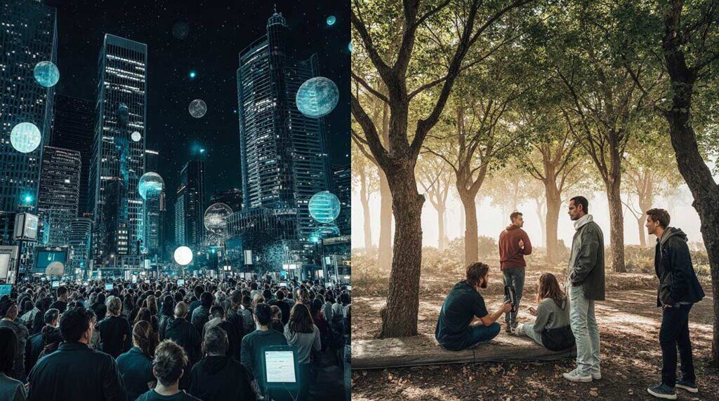 Faceless and hopeful